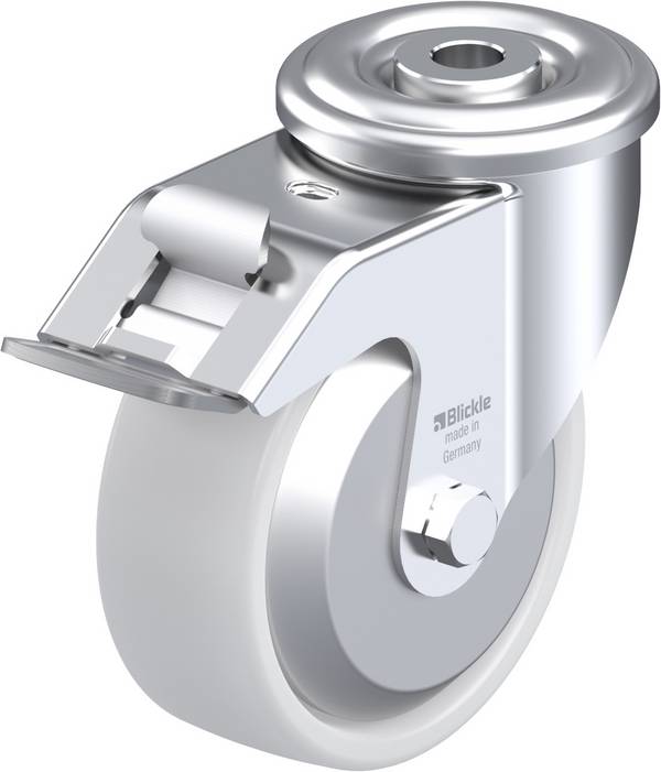 Blickle LER-PO 100KA-FI-FA Zwenkwiel met rem Wieldiameter: 100 mm Draagvermogen (max.): 150 kg 1 stuk(s)