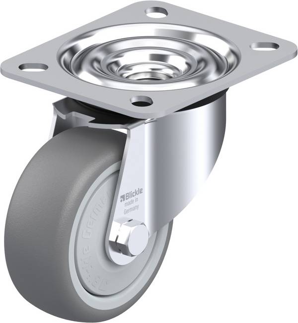 Blickle LE-TPA 80KF Zwenkwiel Wieldiameter: 80 mm Draagvermogen (max.): 100 kg 1 stuk(s)