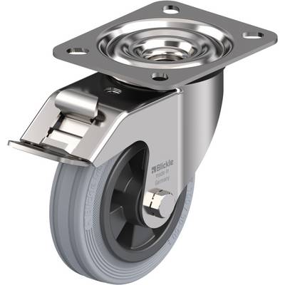 Blickle LEX-VPP 100XR-FI-SG Zwenkwiel met rem Wieldiameter: 100 mm Draagvermogen (max.): 70 kg 1 stuk(s)