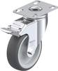 Blickle LKPA-PATH 101G-FI Zwenkwiel met rem Wieldiameter: 100 mm Draagvermogen (max.): 120 kg 1 stuk(s)