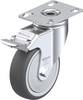 Blickle LKPA-PATH 101KF-FI Zwenkwiel met rem Wieldiameter: 100 mm Draagvermogen (max.): 120 kg 1 stuk(s)