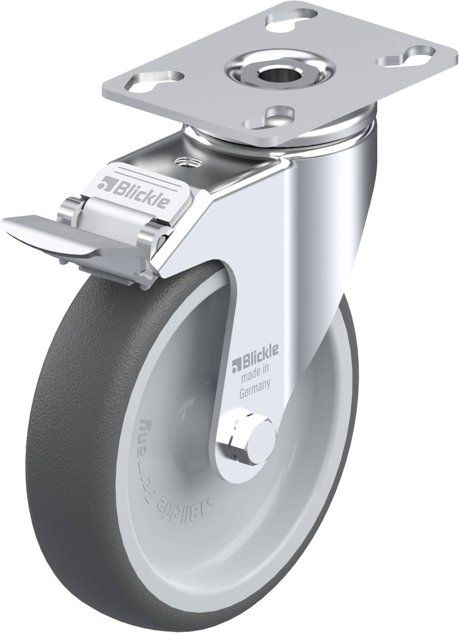 Blickle LKPA-PATH 126G-FI Zwenkwiel met rem Wieldiameter: 125 mm Draagvermogen (max.): 120 kg 1 stuk(s)