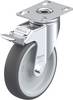Blickle LKPA-PATH 126G-FI Zwenkwiel met rem Wieldiameter: 125 mm Draagvermogen (max.): 120 kg 1 stuk(s)
