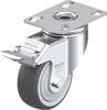 Blickle LKPA-PATH 80KF-FI Zwenkwiel met rem Wieldiameter: 80 mm Draagvermogen (max.): 120 kg 1 stuk(s)