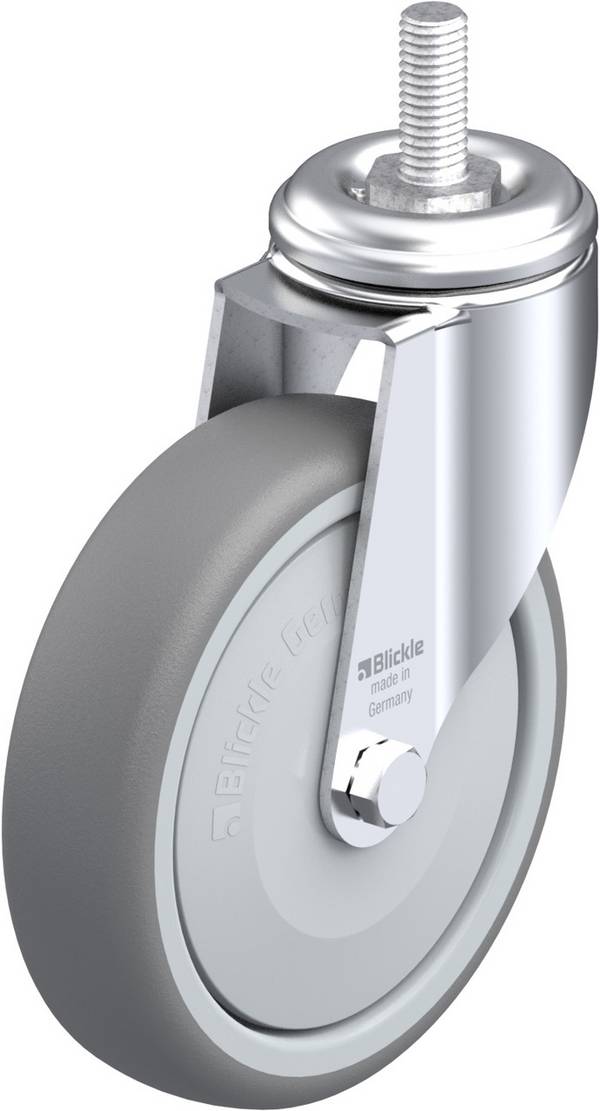 Blickle LKRA-TPA 126KF-GS12 Zwenkwiel Wieldiameter: 125 mm Draagvermogen (max.): 120 kg 1 stuk(s)