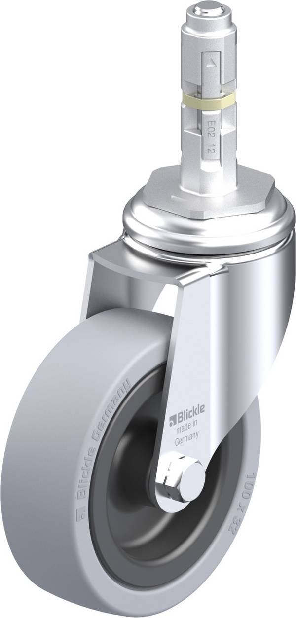 Blickle LKRA-VPA 101G-11-E12 Zwenkwiel Wieldiameter: 100 mm Draagvermogen (max.): 110 kg 1 stuk(s)