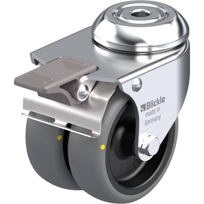 Blickle LMDA-TPA 75G-FI-ELS Dubbel zwenkwiel Wieldiameter: 75 mm Draagvermogen (max.): 100 kg 1 stuk(s)