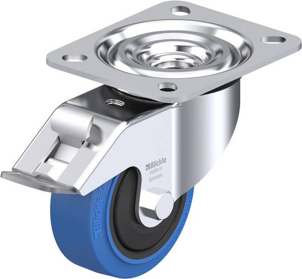 Blickle L-POEV 80KF-FI-SB Zwenkwiel met rem Wieldiameter: 80 mm Draagvermogen (max.): 140 kg 1 stuk(s)