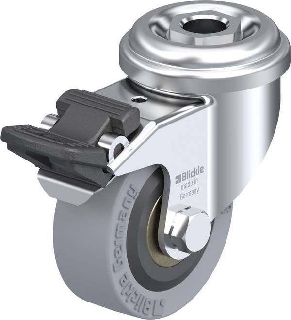 Blickle LRA-VPA 50K-FI Zwenkwiel met rem Wieldiameter: 50 mm Draagvermogen (max.): 40 kg 1 stuk(s)