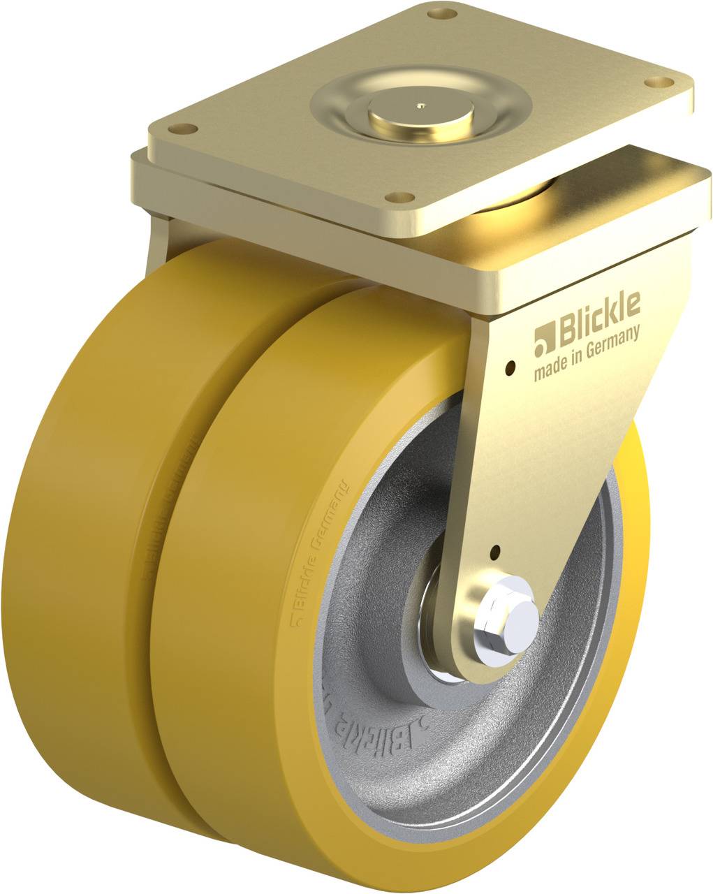 Blickle LSD-GTH 504K Dubbel zwenkwiel Wieldiameter: 500 mm Draagvermogen (max.): 12000 kg 1 stuk(s)
