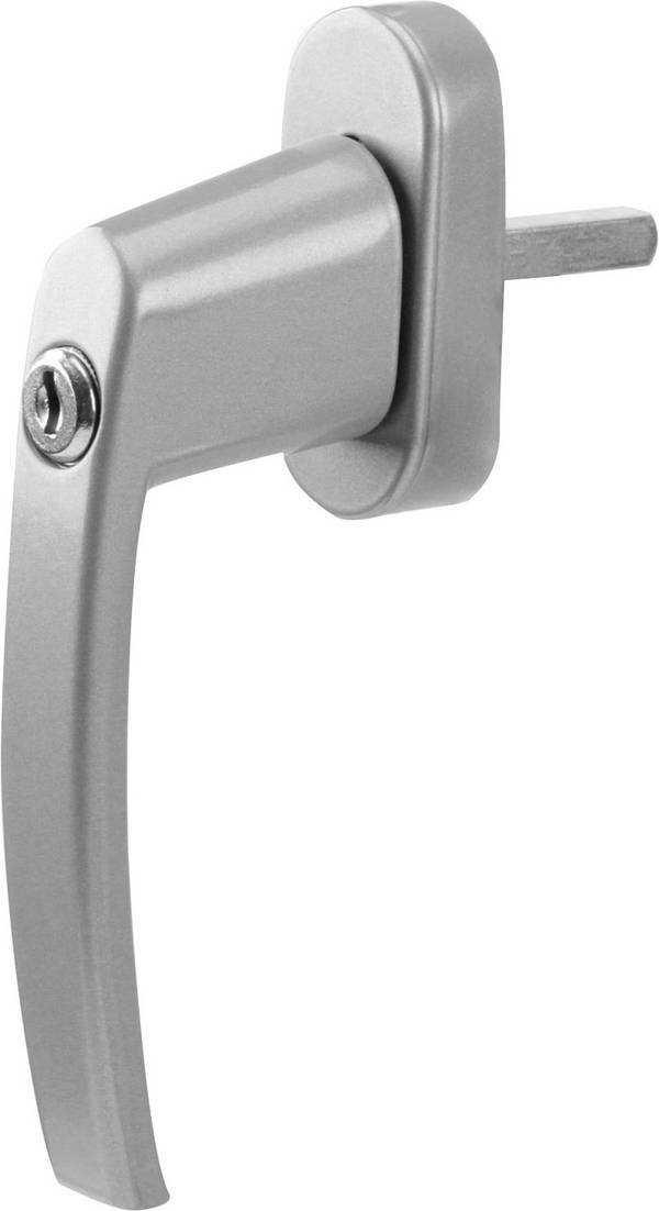 Olympia 5986 Afsluitbare raamhandgreep Zilver