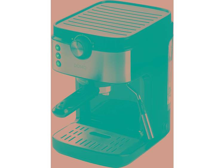 Espressomachine DOMO DO711K Zwart, RVS 1450 W