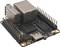 Een single-board computer met meerdere aansluitingen en een Ethernet-poort. Hoofdcomponenten: chips en PIN-rijen langs de rand.