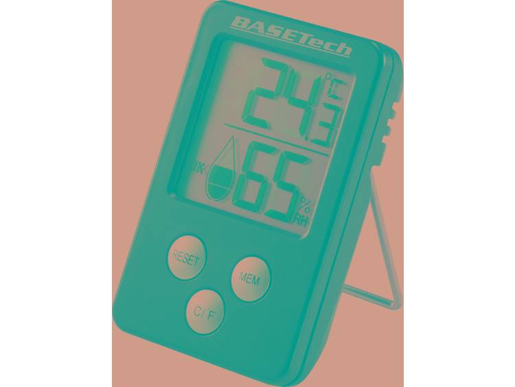 Basetech Thermo- en hygrometer Zwart