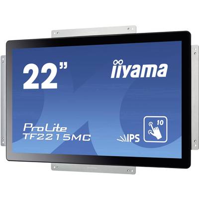 Afbeelding van een 22-inch iiyama ProLite monitor met touchscreen-functionaliteit, geschikt voor interactieve toepassingen.