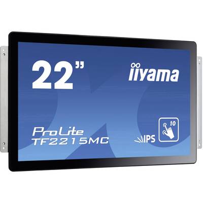 22-inch touchscreen-monitor van iiyama, model ProLite TF2215MC, met IPS-technologie.