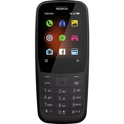 Nokia 220 4G Dual-SIM telefoon Zwart