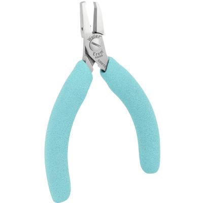 Knijptangen met turquoise handgrepen, geschikt voor het knippen van draden.