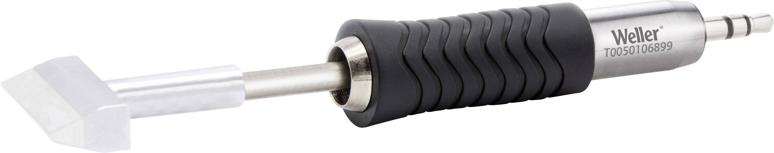 Soldeerbout met zwarte, geribde handgreep en metalen punt, modelnummer 'T0050106099', geschikt voor precisiesoldeerwerk.