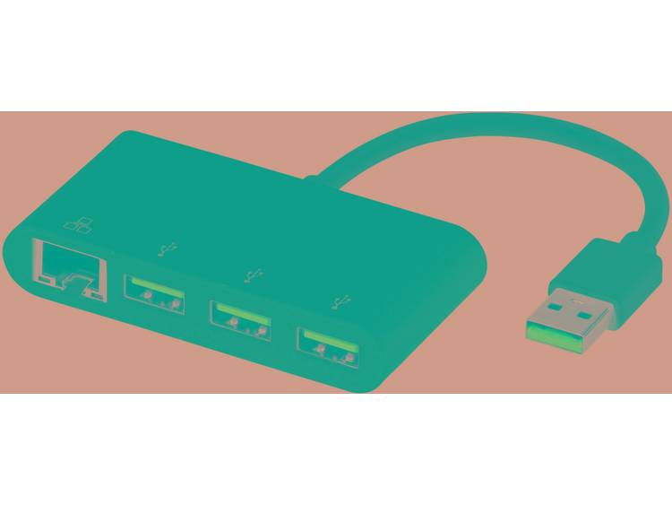 Vivanco USB 3.1 (gen. 1) Adapter [4x RJ45-bus, USB 3.0 bus A 1x USB 3.1 stekker Aâ] 39638