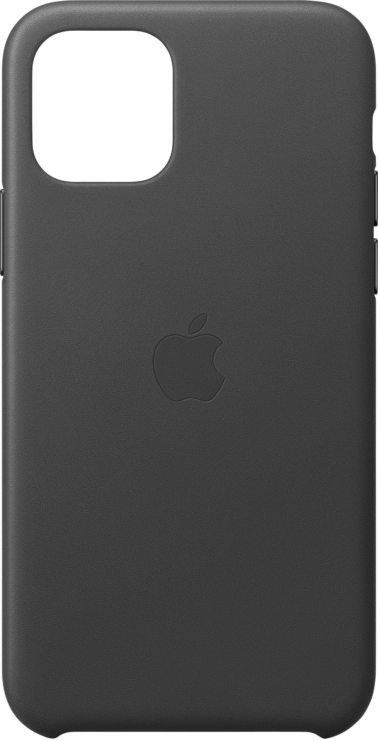 Leather Backcover Apple iPhone 11 Pro - Black-0