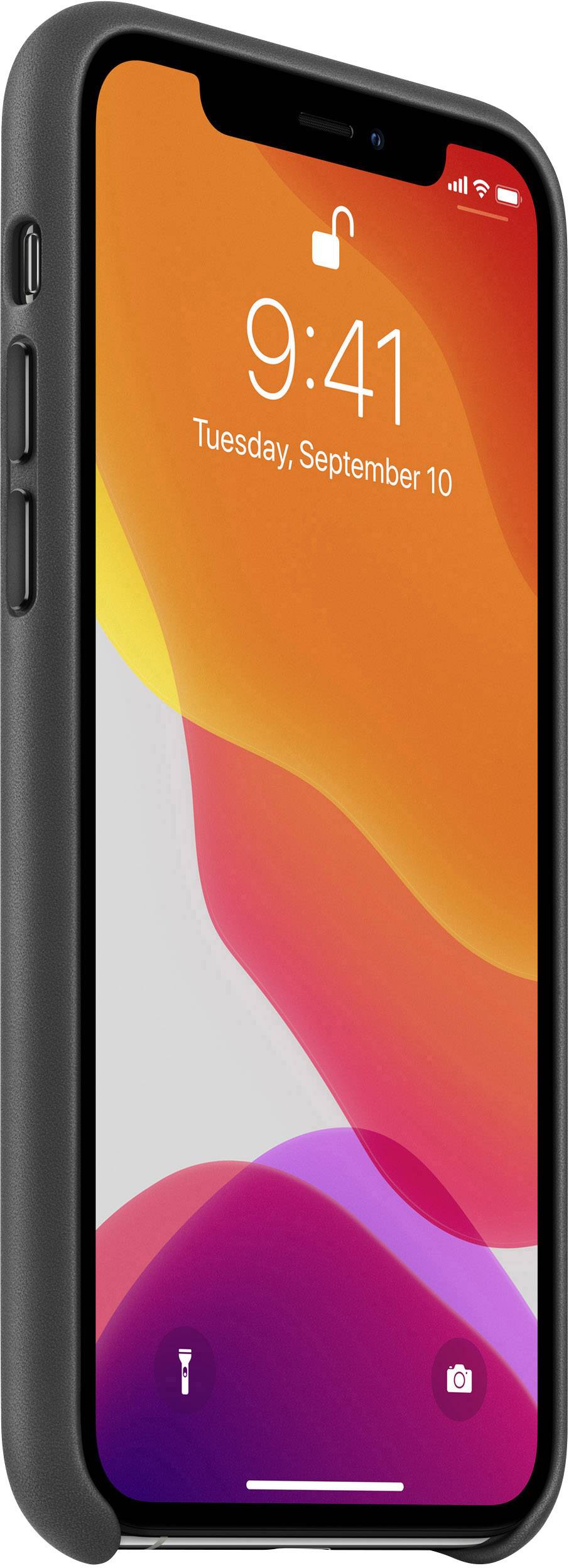 Leather Backcover Apple iPhone 11 Pro - Black-1