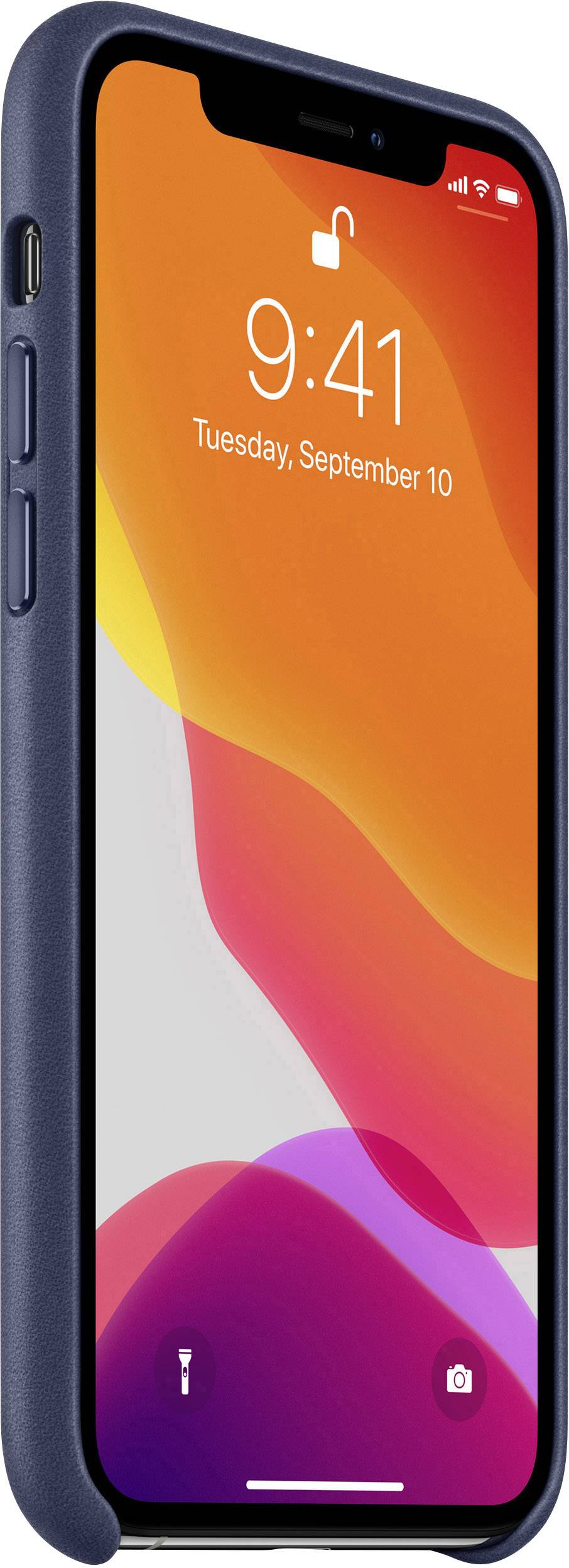Leather Backcover Apple iPhone 11 Pro - Midnight Blue-1