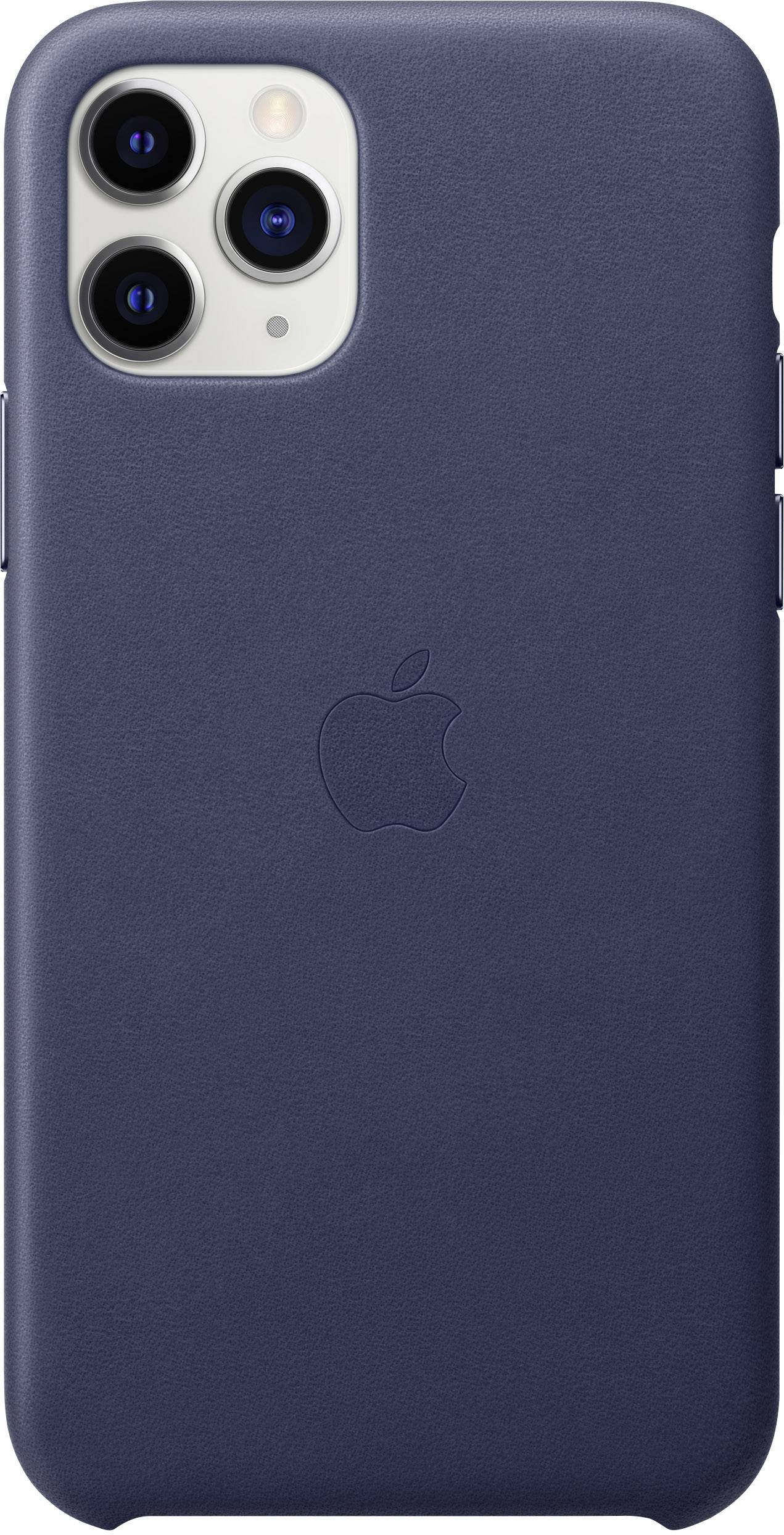 Leather Backcover Apple iPhone 11 Pro - Midnight Blue-2
