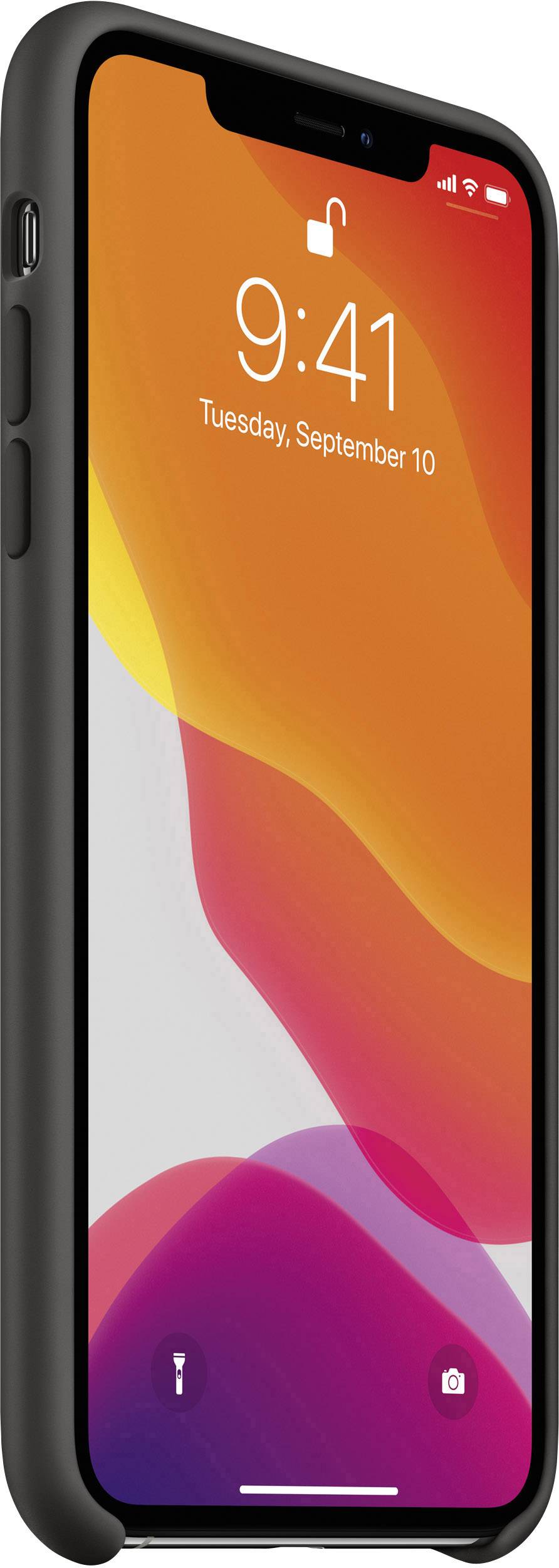 Silicone Backcover Apple iPhone 11 Pro Max - Black-1