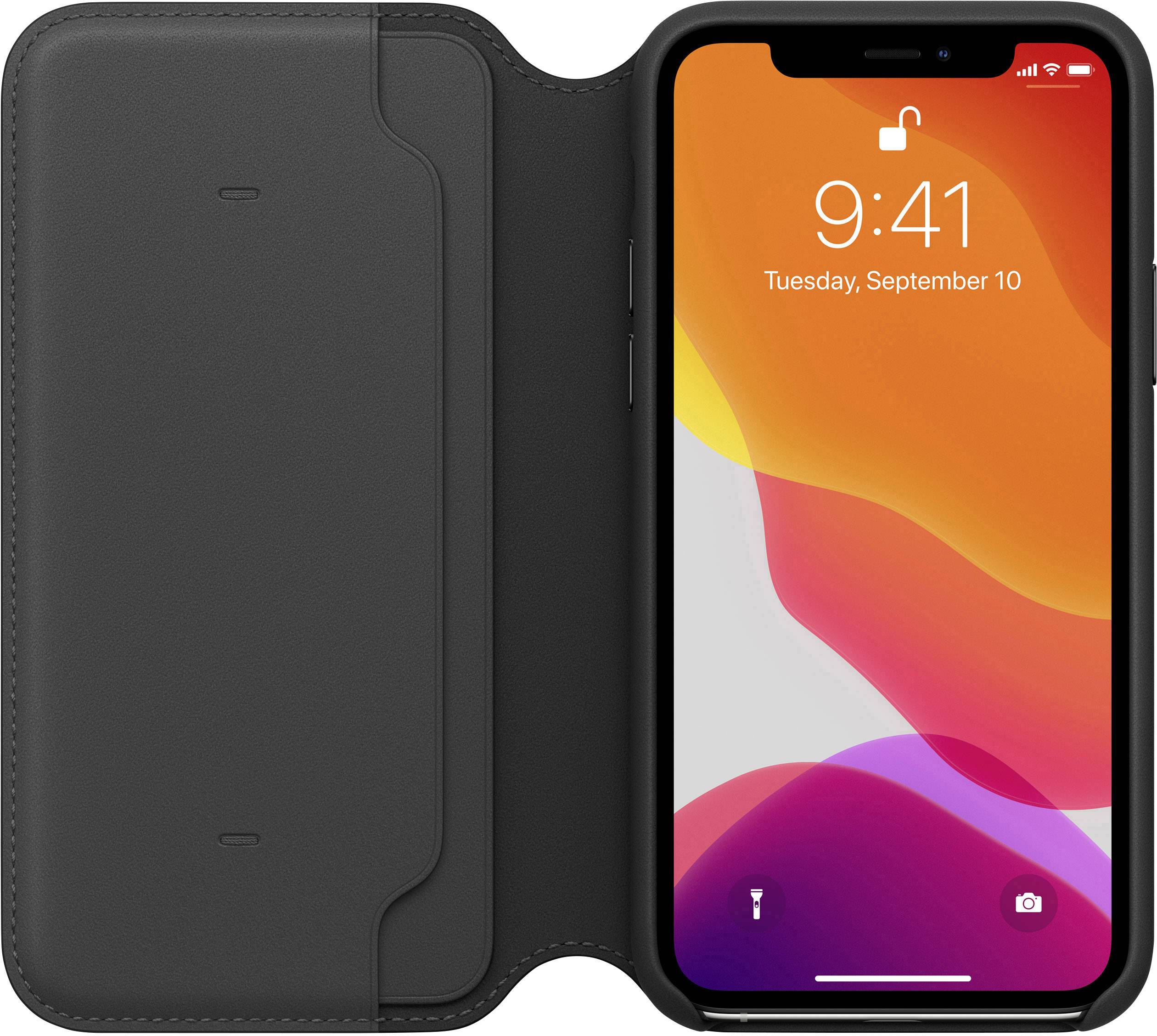 Apple Leather Folio Bookcase iPhone 11 Pro - Black-3