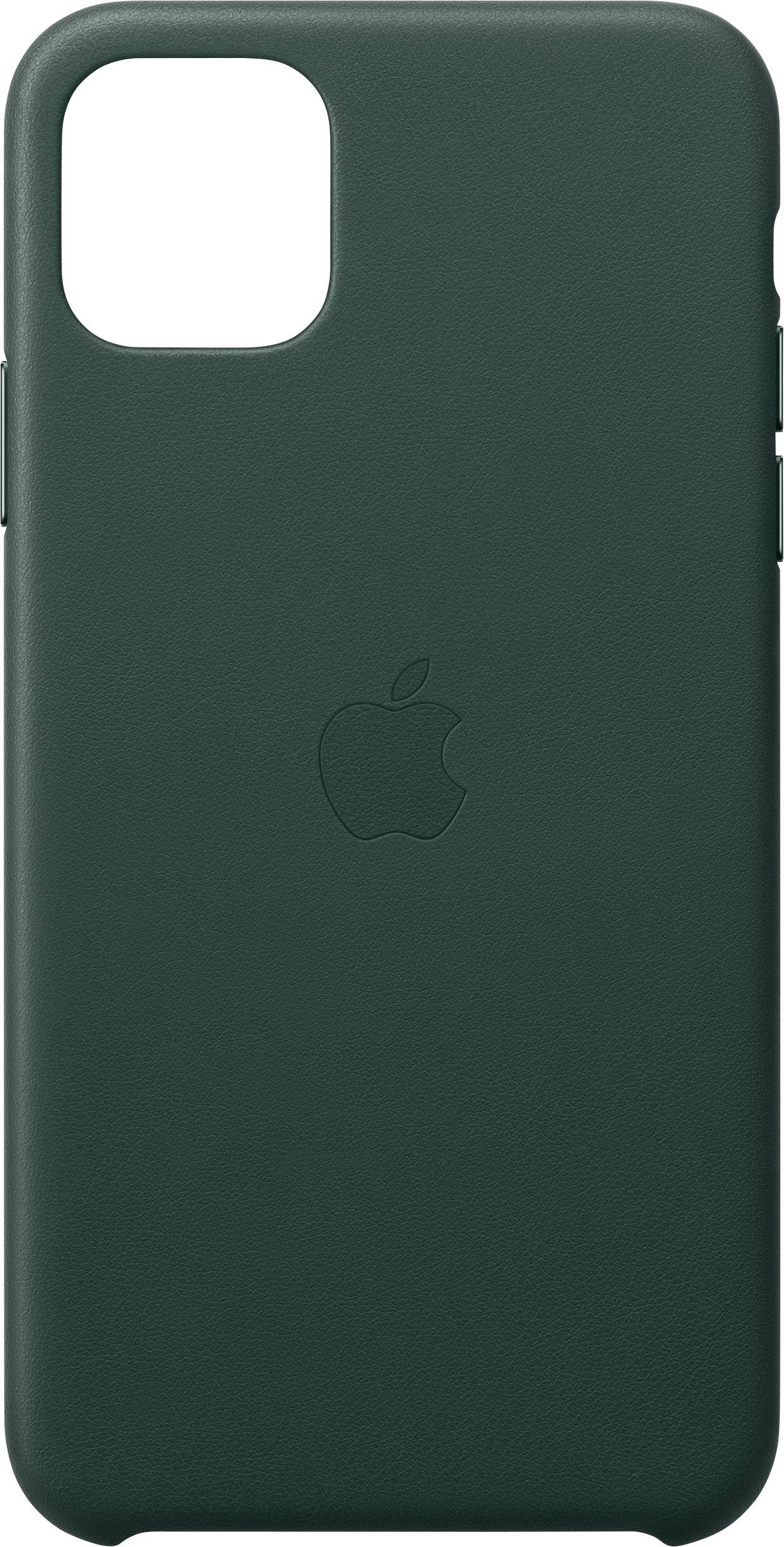 Leather Backcover Apple iPhone 11 Pro Max - Forest Green-0