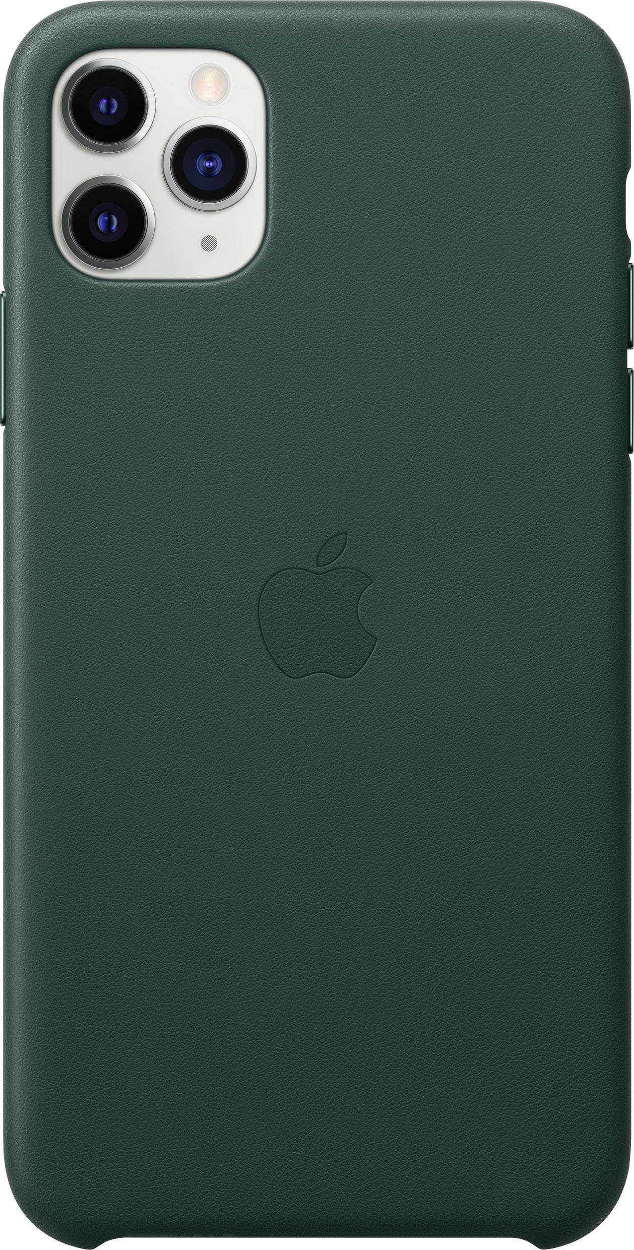 Leather Backcover Apple iPhone 11 Pro Max - Forest Green-2