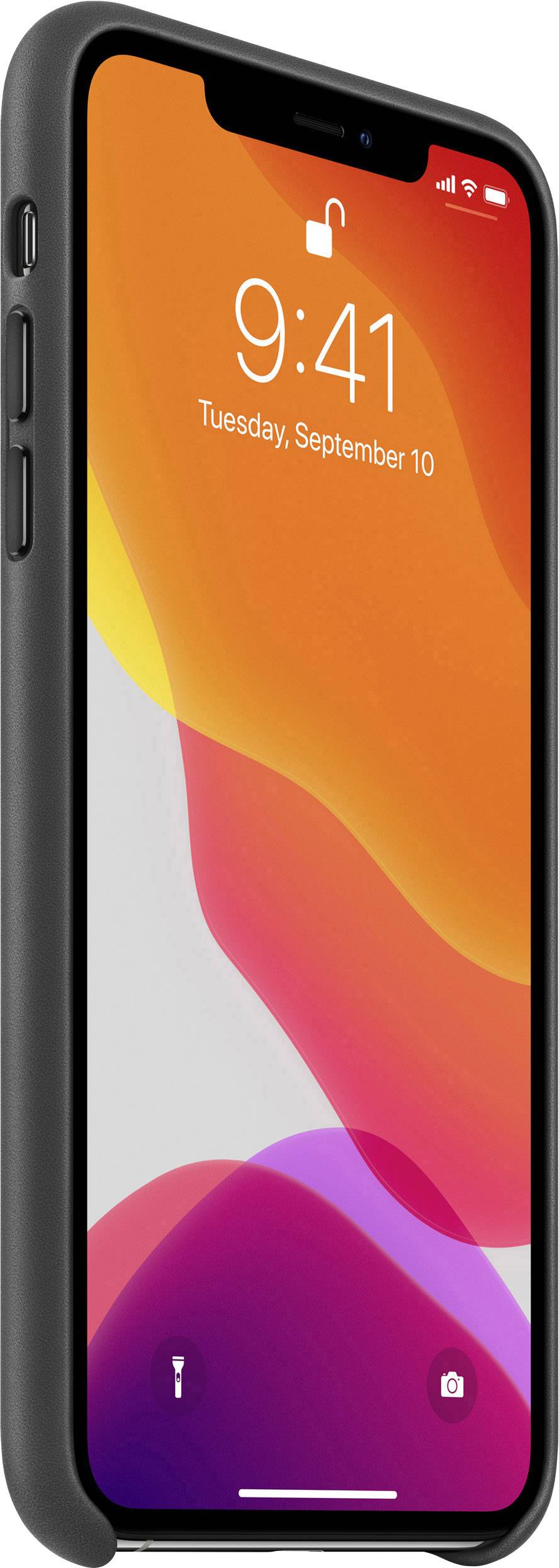 Leather Backcover Apple iPhone 11 Pro Max - Black-1