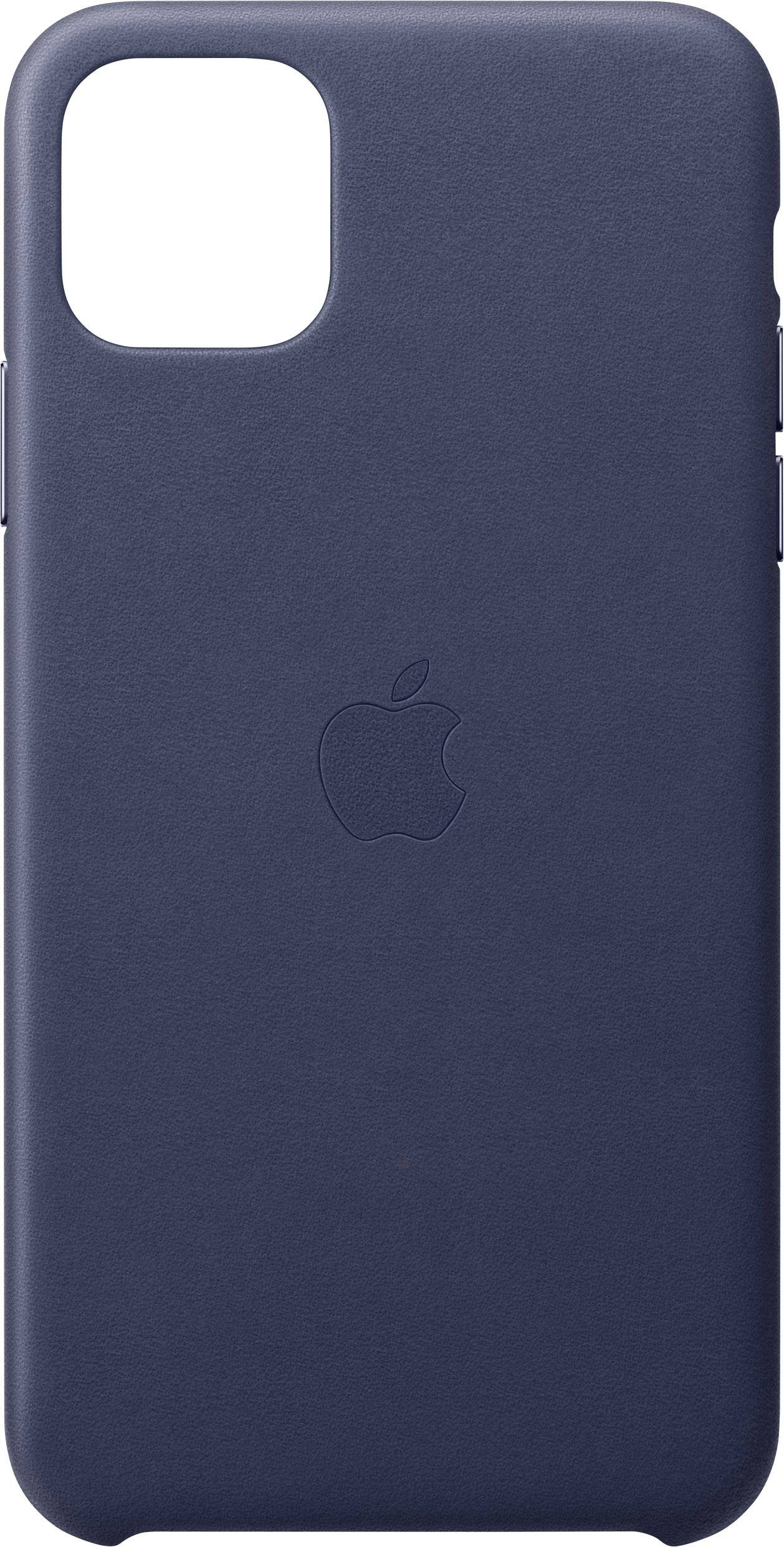 Leather Backcover Apple iPhone 11 Pro Max - Midnight Blue-0