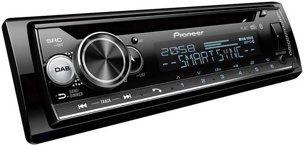 Pioneer DEH-S720DAB Autoradio enkel DIN DAB+ tuner, Bluetooth handsfree, AppRadio