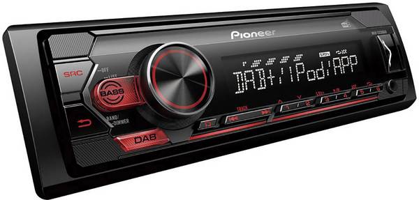 Pioneer MVH-S220DAB Autoradio enkel DIN DAB+ tuner