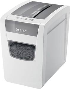 Conrad Leitz IQ Slim Home Office P4 Papierversnipperaar 15 vellen Cross cut 4 x 28 mm P-4 23 l Ook geschikt voor Nietjes, Paper... aanbieding
