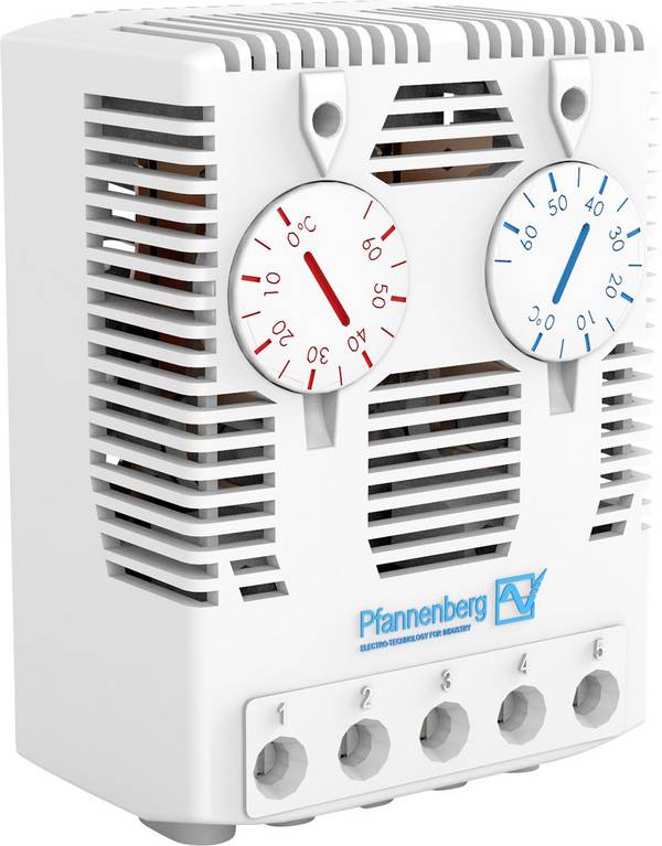 Pfannenberg Thermostaat voor schakelkast FLZ 541 THERMOSTAT Ö/S 0..60°C 240 V/AC 1x NC, 1x NO (l x b x h) 38 x 59 x 80.5 mm 1 stuk(s)