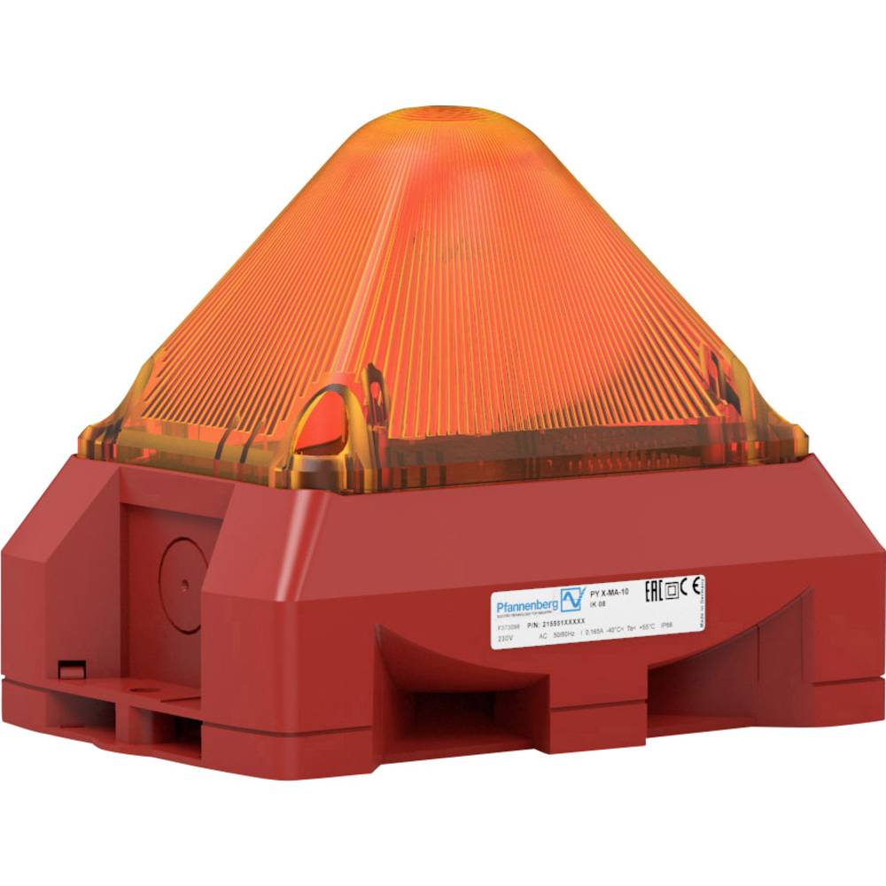 Pfannenberg Optisch-akoestische signaalgever PY X-MA-05 10-57VDC AM RAL3000 Oranje 24 V/DC 100 dB