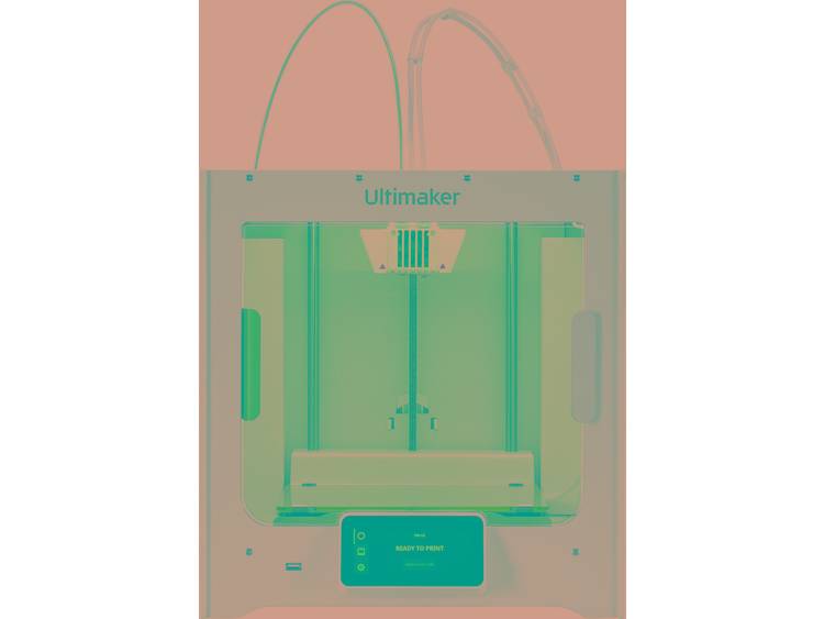 3D-printer Ultimaker S3 Verwarmd printbed, Dual nozzle-systeem (Dual Extruder)