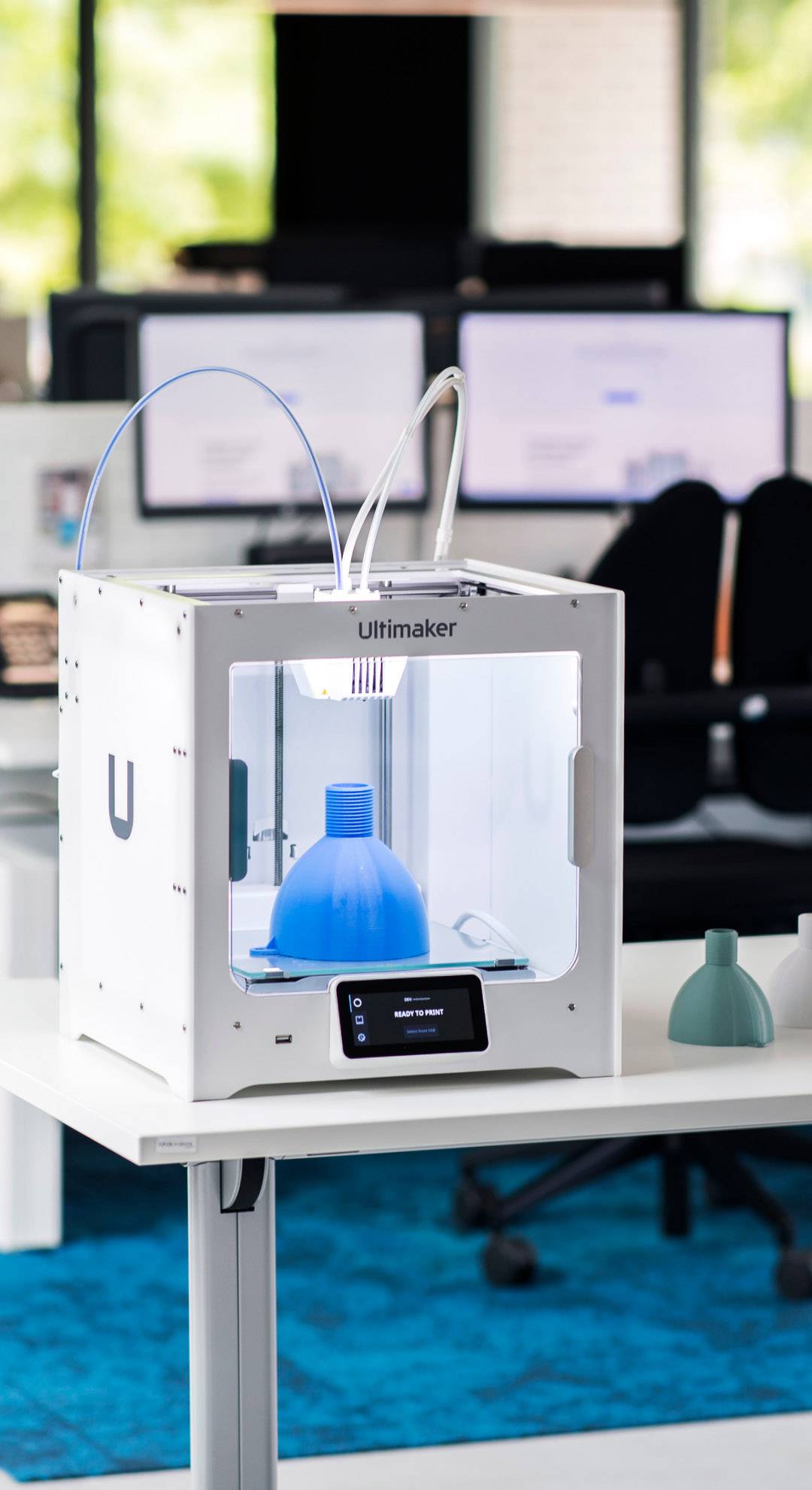 Ultimaker S3 3D-printer Verwarmd printbed, Dual nozzle-systeem (Dual ... - Image