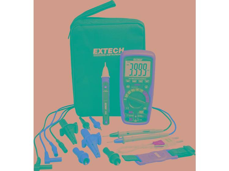 Extech EX505-K Multimeter Digitaal Waterbestendig (IP67) CAT IV 600 V Weergave (counts): 4000