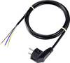 Sygonix SY-5043478 Aansluitkabel Stroom Zwart 2.00 m