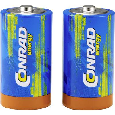 C batterij (baby) Conrad energy Extreme Power LR14 Alkaline 1.5 V 8000 mAh 2 stuk(s)