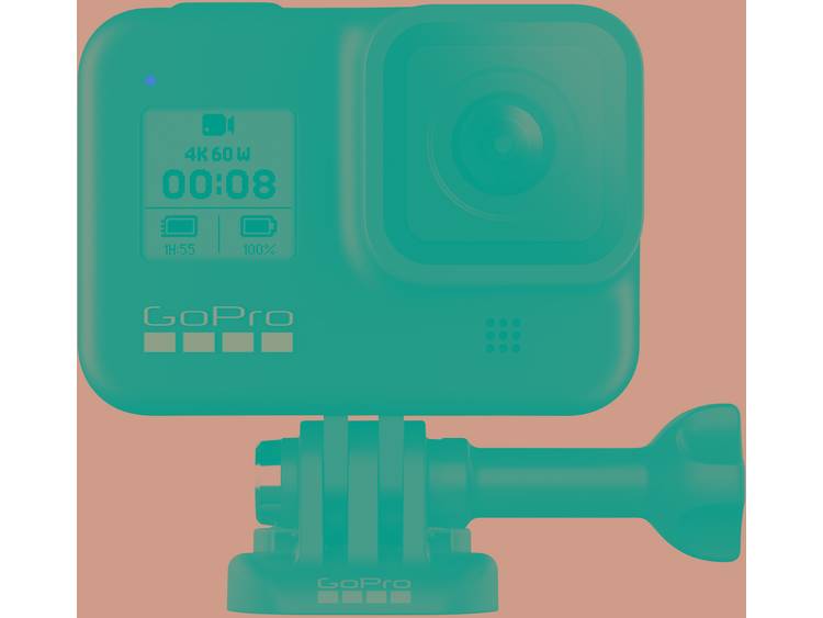 GoPro HERO 8 Actioncam 4K, GPS, Stereo Sound, Schokbestendig, Touchscreen, Waterdicht, WiFi