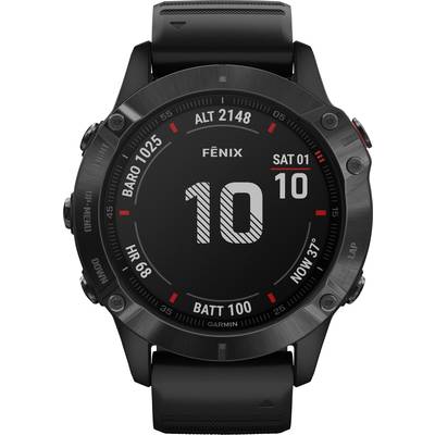 Garmin Fenix 6 Pro Smartwatch   47 mm  Zwart