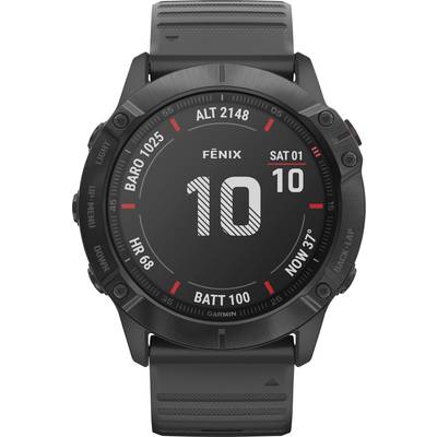 Garmin Fenix 6X Pro Smartwatch   51 mm  Zwart