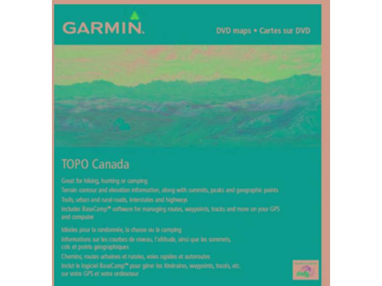 Garmin Topo CanadaMicroSD-SD Wandelkaart outdoor Fietsen, Geocaching, SkiÃ«n, Wandelen Canada