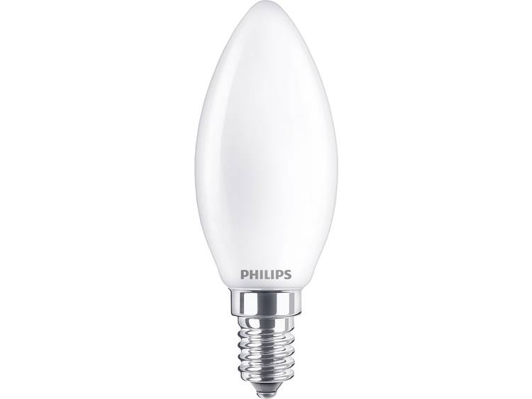 Philips LED-lamp Energielabel: A++ (A++ E) E14 Kaars 6.5 W = 60 W Koudwit (Ã x l) 3.5 cm x 3.5 cm Ni