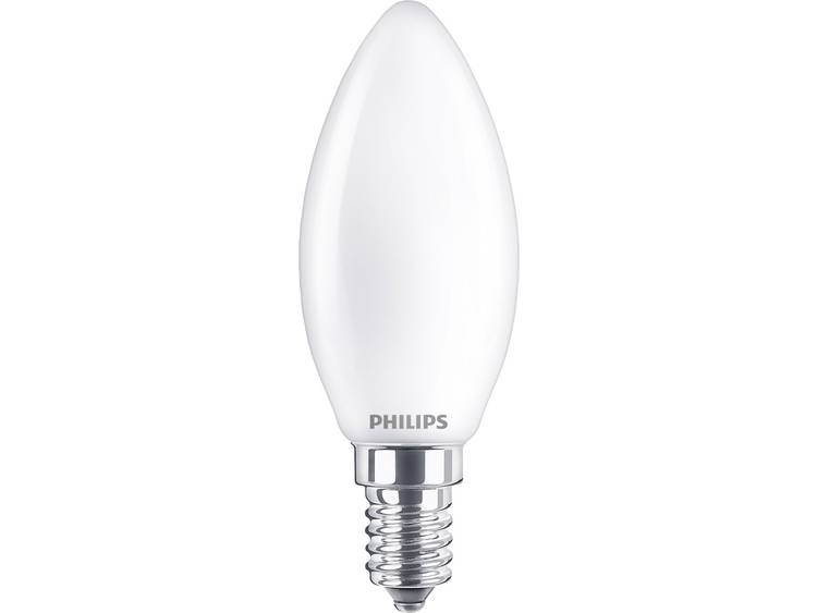 Philips LED-lamp Energielabel: A++ (A++ E) E14 Kaars 6.5 W = 60 W Warmwit (Ã x l) 3.5 cm x 3.5 cm Ni
